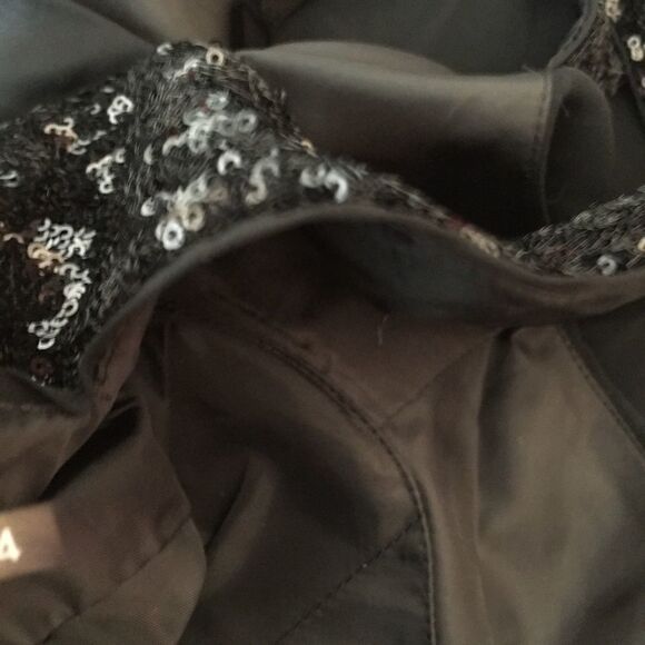 New! Calvin Klein sequin crossback chiffon maxi - Picture 10 of 11